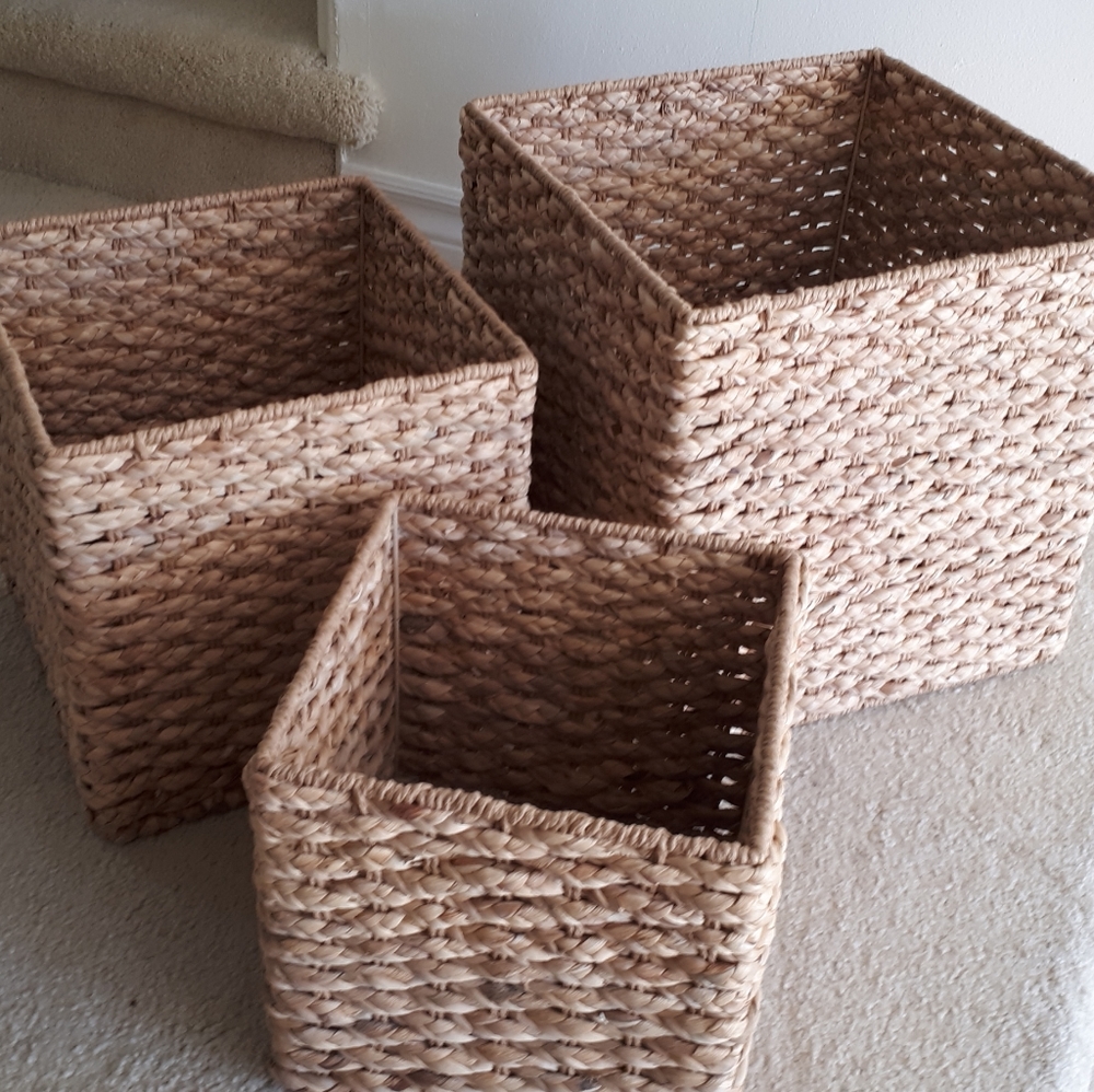 Set of 3 Woven Basket